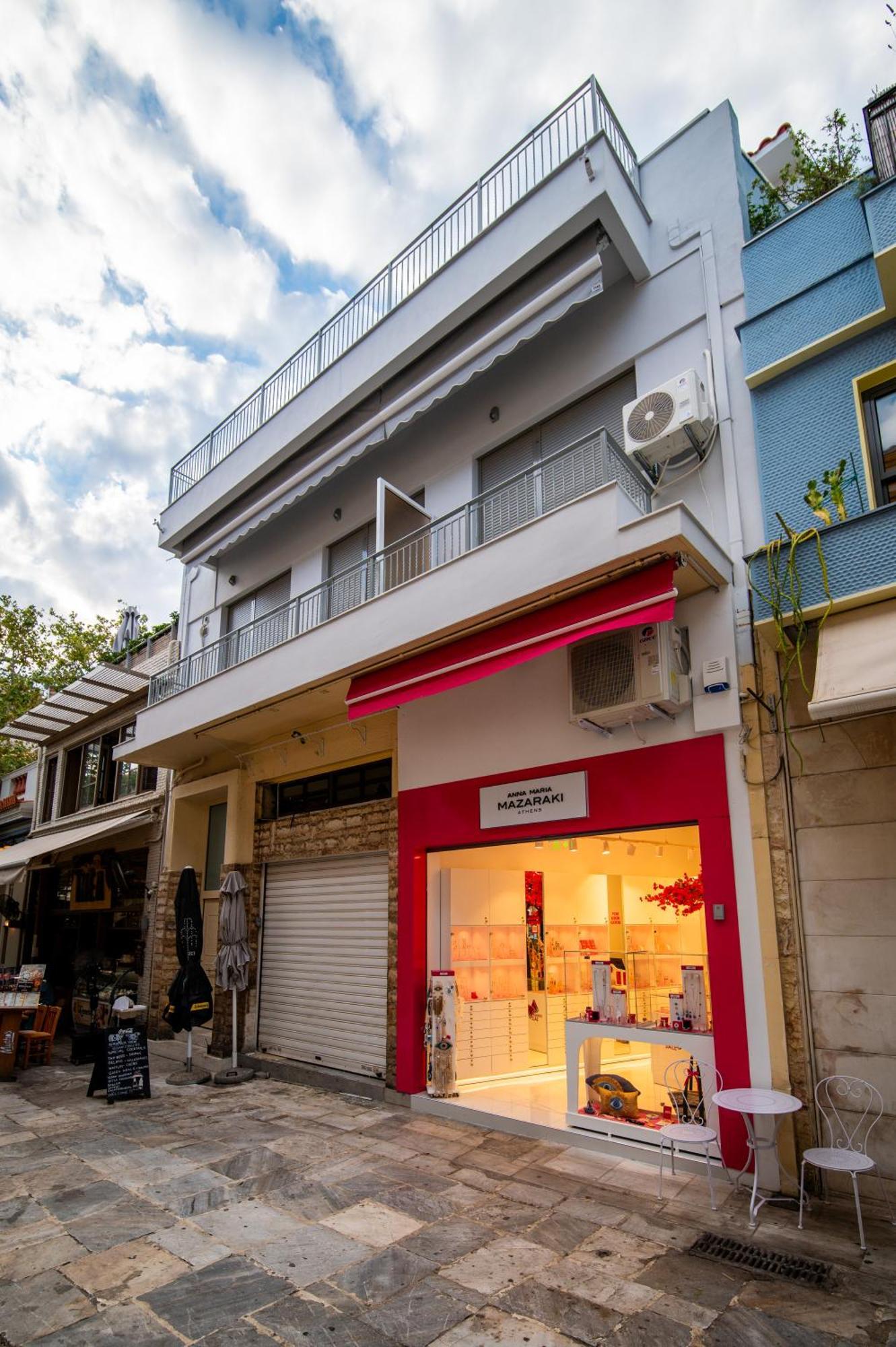 Апартаменты Plaka Nefeli Elegant Urban Retreat In Athens Historic Heart Экстерьер фото